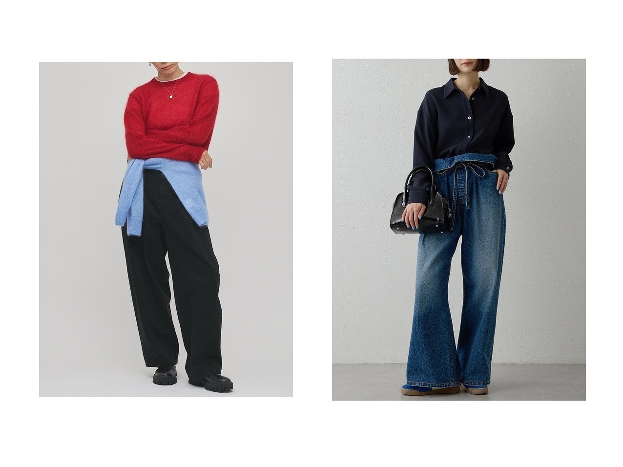 【Whim Gazette/ウィムガゼット】の【GEMINI】デニム&ダブルクロススキッパープルオーバー おすすめ！トレンド、レディースファッションの通販 おすすめ人気トレンドファッション通販アイテム インテリア・キッズ・メンズ・レディースファッション・服の通販 founy(ファニー) 　ファッション　Fashion　レディースファッション　Fashion for Women　パンツ　Pants & Trousers　デニムパンツ・ジーンズ・美脚デニム　Denim Jeans & Pants　トップス・カットソー　Cut & Sew Tops　シャツ・ブラウス・オフィスカジュアル　Elegant Blouses & Button-Ups　カジュアルプルオーバー・ニットトップス　Pullovers & Knit Tops / Casual Pullovers　スラックス　Slacks, Dress Pants　スリット　Slit, Slit Detail　デニム　Denim, Jeans Material　ネップ　Nepp, Slub Yarn　フロント　Front, Front Design　ポケット　Pocket, Pocket Detail　ループ　Loop, Loop Knit　ワイド　Wide, Wide Fit　新作・新入荷　New Arrivals / New In　2026年　2026　エアリー　Airy Texture　スキッパー　Skipper, Open Collar　スリーブ　Sleeve, Long Sleeve / Short Sleeve　ダブル　Double, Double-Breasted　バランス　Balance, Style Balance　ベーシック　Basic, Essential　リラックス　Relax, Relaxed Fit　ロング　Long, Long-Length　エレガント 上品　Elegant　夏　Summer　春　Spring　S/S・春夏　SS, Spring/Summer, Warm Season　ブラック系　Black　ホワイト系　White　ブルー系　Blue　|ID:crp329100000225913