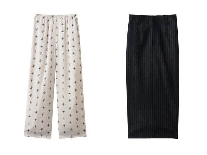 【GALLARDAGALANTE/ガリャルダガランテ】のプリントサテンパンツ&【セットアップ対応】ストライプスカート おすすめ!トレンド、レディースファッションの通販 おすすめ人気トレンドファッション通販アイテム 人気、トレンドファッション・服の通販 founy(ファニー) ファッション Fashion レディースファッション Fashion for Women パンツ Pants & Trousers セットアップ Matching Sets スカート・ミニ/ミディ/マキシ Skirts / Mini, Midi & Maxi Skirts スカート Skirts ロングスカート Long Skirts / Maxi & Midi Skirts サテン Satin, Glossy Fabric エレガント 上品 Elegant 新作・新入荷 New Arrivals / New In |ID:crp329100000225916