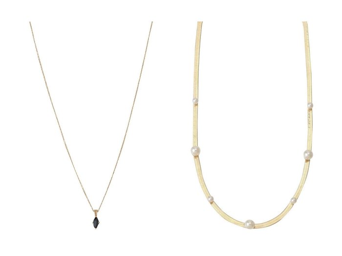 【GALLARDAGALANTE/ガリャルダガランテ】の【2.718】サファイアネックレス&パールスネークチェーンネックレス おすすめ!トレンド、レディースファッションの通販 おすすめ人気トレンドファッション通販アイテム 人気、トレンドファッション・服の通販 founy(ファニー) ファッション Fashion レディースファッション Fashion for Women ジュエリー Jewelry ネックレス Necklaces & Pendants シンプル Simple, Minimal ストーン Stone, Gem-Like ネックレス Necklace, Pendant Necklace フォーマル Formal, Dressy 新作・新入荷 New Arrivals / New In |ID:crp329100000225917