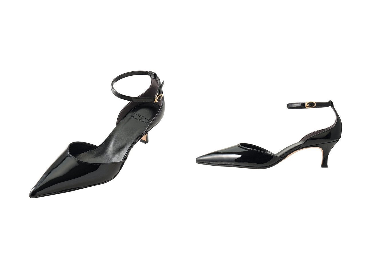 【ポインテッドトゥが映えるアンクルストラップパンプス】allureville(アルアバイル)通販 おすすめ人気トレンドファッション通販アイテム インテリア・キッズ・メンズ・レディースファッション・服の通販 founy(ファニー) 　ファッション　Fashion　レディースファッション　Fashion for Women　2026年　2026　リュクス　Luxury, Elegant, High-End, Chic　夏　Summer　春　Spring　S/S・春夏　SS, Spring/Summer, Warm Season　ブラック系　Black　|ID:crp329100000225925