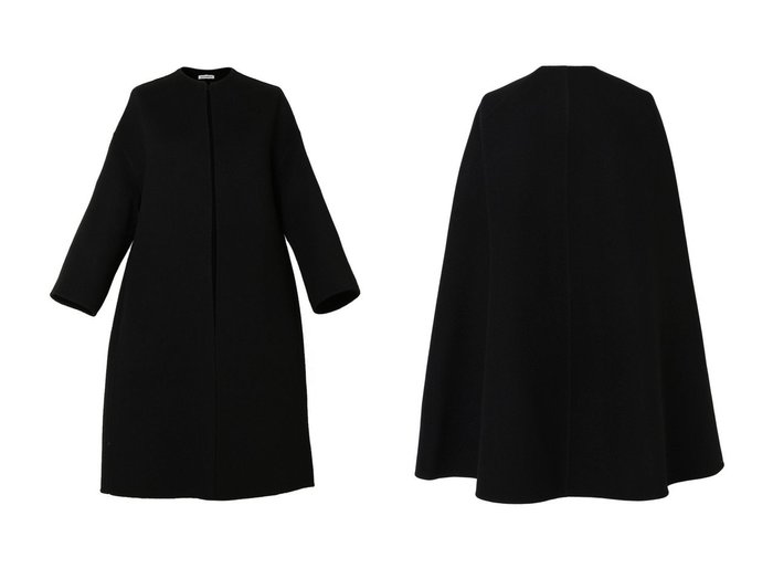 【ボトルネックドロップコートとサイドスリットケープのエレガントなアウター】MADISONBLUE(マディソンブルー)通販 おすすめ人気トレンドファッション通販アイテム 人気、トレンドファッション・服の通販 founy(ファニー) ファッション Fashion レディースファッション Fashion for Women アウター Coat / Outerwear Collection コート・ロングコート・ピーコート Long Coats, Peacoats & More ストレート Straight, Straight Cut フラット Flat, Flat Shoes フレア Flare, Flared ボトルネック Bottle Neck, Mock Neck ポケット Pocket, Pocket Detail ロング Long, Long-Length 新作・新入荷 New Arrivals / New In |ID:crp329100000225932