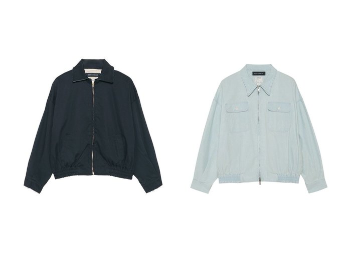 【シャンブレーハンプトンブルゾンとヴィンテージムードのドリズラージャケット】MADISONBLUE(マディソンブルー)通販 おすすめ人気トレンドファッション通販アイテム 人気、トレンドファッション・服の通販 founy(ファニー) ファッション Fashion レディースファッション Fashion for Women アウター Coat / Outerwear Collection レディースジャケット・軽アウター Jackets ブルゾンジャケット・スポーティアウター Blouson Jackets 2023年 2023 2023春夏・S/S Spring/Summer 2023 SS23 2026年 2026 コンパクト Compact, Small Size ジャケット Jacket, Outerwear バランス Balance, Style Balance プリント Print, Printed Pattern ヴィンテージ Vintage Style 夏 Summer 春 Spring S/S・春夏 SS, Spring/Summer, Warm Season |ID:crp329100000225937