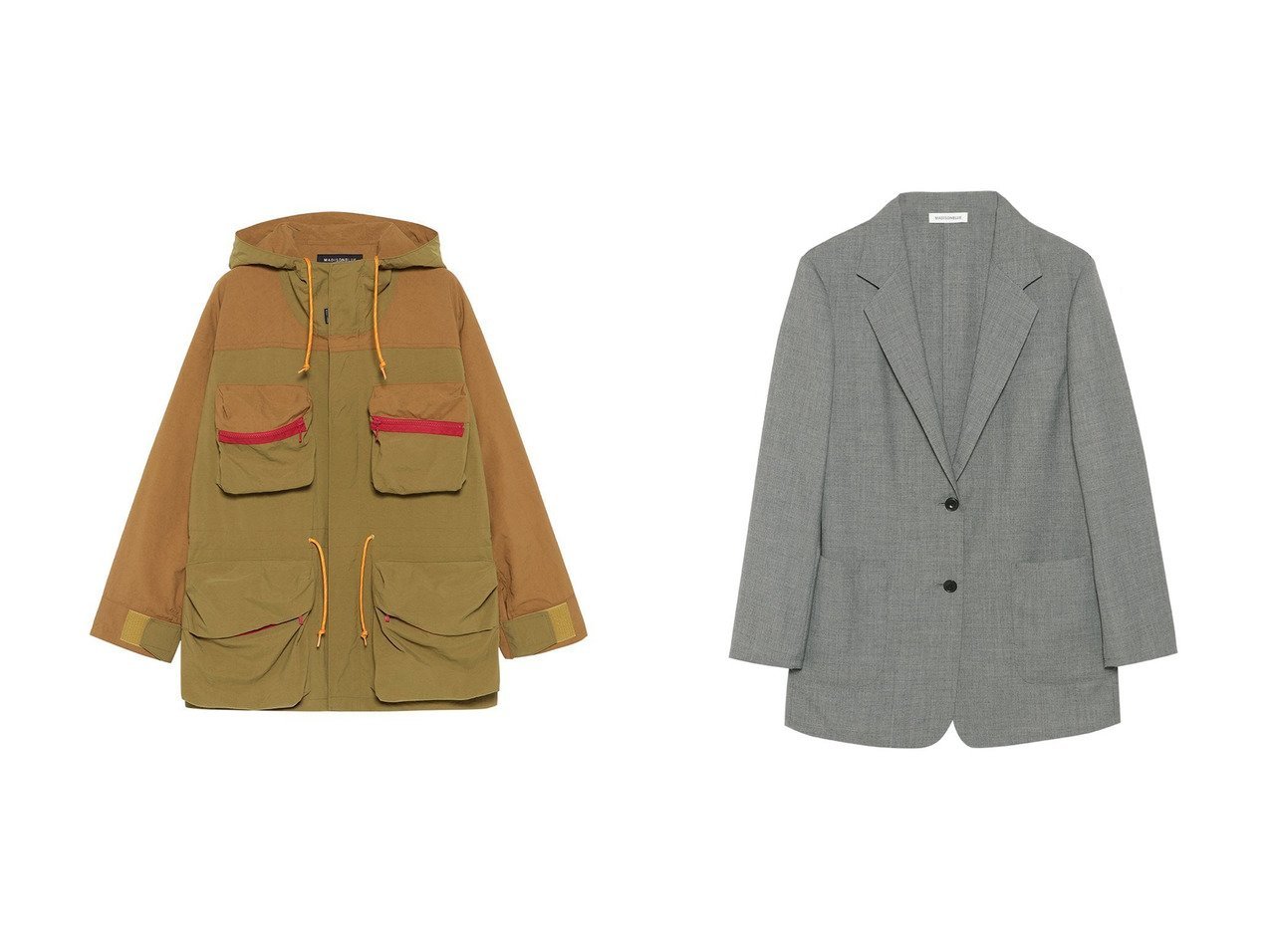 【上品なWシングルジャケットと機能性が魅力のナイロンマウンテンパーカ】MADISONBLUE(マディソンブルー)通販 おすすめ人気トレンドファッション通販アイテム インテリア・キッズ・メンズ・レディースファッション・服の通販 founy(ファニー) 　ファッション　Fashion　レディースファッション　Fashion for Women　アウター　Coat / Outerwear Collection　レディースジャケット・軽アウター　Jackets　ブルゾンジャケット・スポーティアウター　Blouson Jackets　2026年　2026　ジャケット　Jacket, Outerwear　スピンドル　Spindle, Drawcord　フィット　Fit, Slim Fit　ブルゾン　Blouson, Bomber Jacket　メッシュ　Mesh, Net Fabric　夏　Summer　春　Spring　S/S・春夏　SS, Spring/Summer, Warm Season　ブルー系　Blue　グレー系　Gray　|ID:crp329100000225938