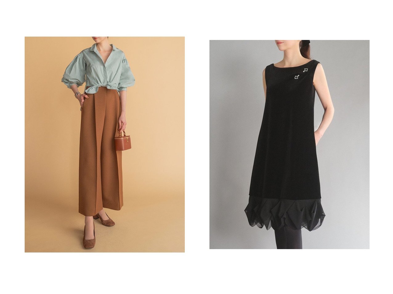 【ウォッシャブルタフタのパフスリーブと2WAYで楽しむ上品な立体シルエットのブラウスとドレス】DAISY LIN(デイジーリン)通販 おすすめ人気トレンドファッション通販アイテム インテリア・キッズ・メンズ・レディースファッション・服の通販 founy(ファニー) 　ファッション　Fashion　レディースファッション　Fashion for Women　トップス・カットソー　Cut & Sew Tops　シャツ・ブラウス・オフィスカジュアル　Elegant Blouses & Button-Ups　ワンピース　Dresses　フォーマル・パーティードレス・結婚式用ドレス　Elegant & Casual Dresses　チュニック　Tunic Tops & Dresses　ギャザー　Gathered, Ruffled　スリット　Slit, Slit Detail　スリーブ　Sleeve, Long Sleeve / Short Sleeve　バランス　Balance, Style Balance　フォルム　Silhouette, Form　ロング　Long, Long-Length　エレガント 上品　Elegant　新作・新入荷　New Arrivals / New In　洗える　Machine Washable　アクセサリー　Fashion Accessories　ウォッシャブル　Machine Washable　シンプル　Simple, Minimal　ジュエリー　Jewelry, Accessories　ストレッチ　Stretch, Stretchy Fabric　タートルネック　Turtleneck, High Neck　チュニック　Tunic, Long Top　チュール　Tulip, Tulip Motif　デコルテ　Décolleté, Neckline　フェミニン　Feminine, Girly　ラウンド　Round, Round Neck　ホワイト系　White　グリーン系　Green　ブラック系　Black　|ID:crp329100000225959