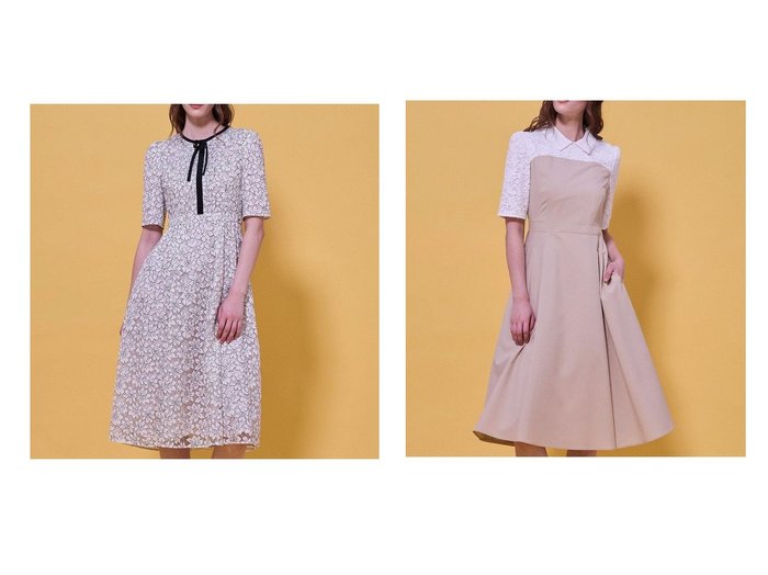 【襟付きレースの華やかさと繊細なレースが映えるHOLIDAYコレクションのエレガントドレス】TOCCA(トッカ)通販 おすすめ人気トレンドファッション通販アイテム 人気、トレンドファッション・服の通販 founy(ファニー) ファッション Fashion レディースファッション Fashion for Women ワンピース Dresses フォーマル・パーティードレス・結婚式用ドレス Elegant & Casual Dresses おすすめ Recommended / Our Picks エレガント 上品 Elegant ガーデン Garden, Gardening クラシカル Classical, Vintage-Inspired ドレス Dress, One-Piece フィット Fit, Slim Fit フェミニン Feminine, Girly リボン Ribbon, Bow レース Lace, Lace Fabric 夏 Summer S/S・春夏 SS, Spring/Summer, Warm Season A/W・秋冬 Autumn/Winter 結婚式 Wedding 吸水 Absorbent, Quick-Dry シンプル Simple, Minimal スリーブ Sleeve, Long Sleeve / Short Sleeve 人気 Popular, Best Seller ハーフ Half, Half-Length ビスチェ Bustier, Corset Top |ID:crp329100000225969