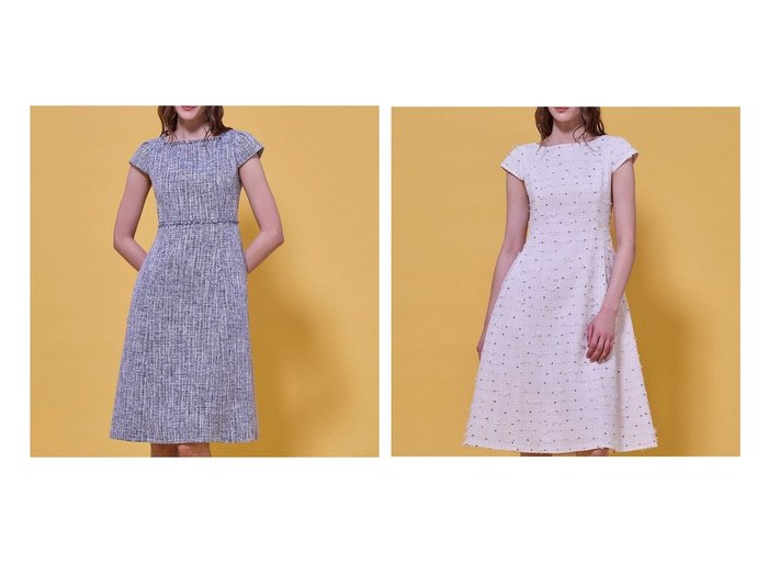 【ツイード調素材とスパンコールが上品に煌めくHOLIDAYコレクションのエレガントドレス】TOCCA(トッカ)通販 おすすめ人気トレンドファッション通販アイテム 人気、トレンドファッション・服の通販 founy(ファニー) ファッション Fashion レディースファッション Fashion for Women ワンピース Dresses フォーマル・パーティードレス・結婚式用ドレス Elegant & Casual Dresses おすすめ Recommended / Our Picks エレガント 上品 Elegant ジャケット Jacket, Outerwear セットアップ Set-Up, Coordinated Outfit ツイード Twill, Twill Weave ドレス Dress, One-Piece パーティ Party, Party Style フォーマル Formal, Dressy 夏 Summer S/S・春夏 SS, Spring/Summer, Warm Season A/W・秋冬 Autumn/Winter 結婚式 Wedding アクセサリー Fashion Accessories シンプル Simple, Minimal スパンコール Sequins, Sequin Embellishment フィット Fit, Slim Fit フラワー Flower, Floral フレア Flare, Flared モチーフ Motif, Design Theme |ID:crp329100000225975