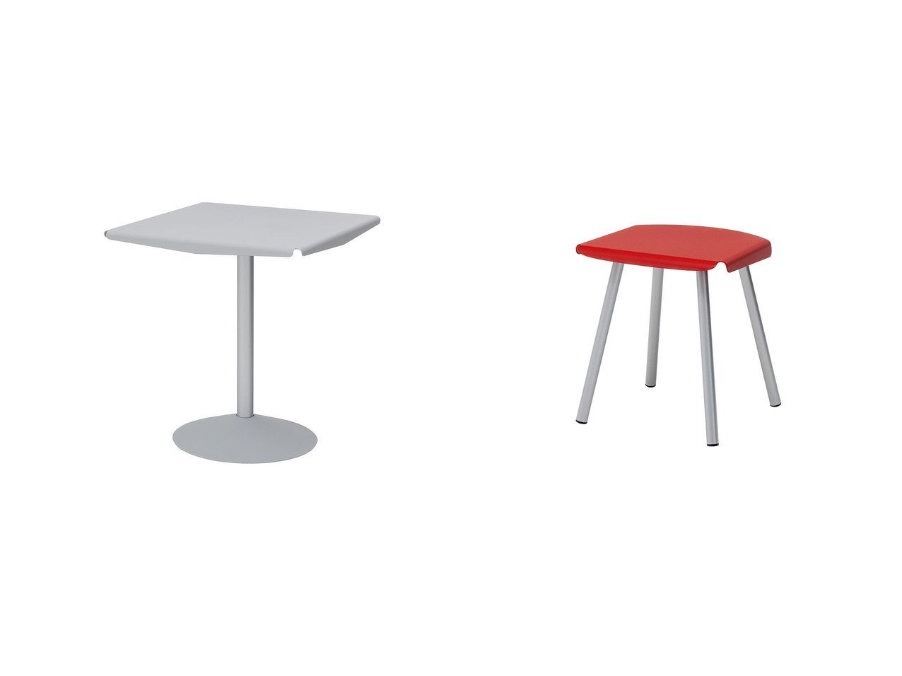 【紙飛行機モチーフの造形美と温かみをまとったアルミ製テーブルとスツール】EETAL(イータル)通販 おすすめ人気トレンドファッション通販アイテム インテリア・キッズ・メンズ・レディースファッション・服の通販 founy(ファニー) 　コレクション　Collection, Seasonal Line　テーブル　Table, Dining Table　バランス　Balance, Style Balance　モチーフ　Motif, Design Theme　送料無料　Free Shipping　ホーム・キャンプ・アウトドア・お取り寄せ　Home Living / Home & Lifestyle / Camping Gear / Outdoor Camping　家具・インテリア　Home Furniture & Interior. Stylish & Functional Living Spaces　テーブル　Dining, Coffee & Side Tables　カフェテーブル・丸型テーブル　Cafe & Bistro Tables　ホワイト系　White　グレー系　Gray　ブラック系　Black　オレンジ系　Orange　|ID:crp329100000225984