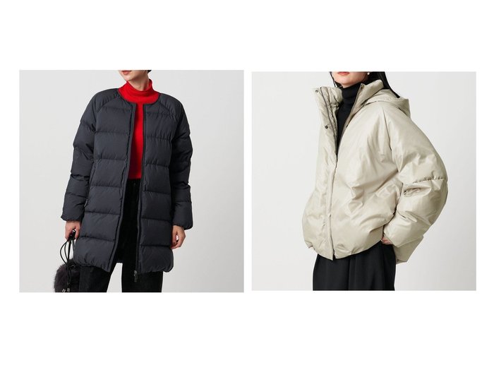 【洗練された別注ダウンジャケットや撥水コクーンダウン】UNITED ARROWS(ユナイテッドアローズ)の通販 おすすめ人気トレンドファッション通販アイテム 人気、トレンドファッション・服の通販 founy(ファニー) 　ファッション　Fashion　レディースファッション　Fashion for Women　アウター　Coat / Outerwear Collection　レディースジャケット・軽アウター　Jackets　アウトドア　Outdoor Clothing　シンプル　Simple, Minimal　ジャケット　Jacket, Outerwear　スリーブ　Sleeve, Long Sleeve / Short Sleeve　ダウン　Down, Puffer　バランス　Balance, Style Balance　パッチ　Patch, Appliqué　フランス　France, French　フロント　Front, Front Design　ポケット　Pocket, Pocket Detail　別注　Limited Edition, Custom Order　ミドル　Middle Length, Mid Height　メタル　Metal, Metal Parts　ロング　Long, Long-Length　ワイド　Wide, Wide Fit　おすすめ　Recommended / Our Picks　コクーン　Cocoon, Cocoon Silhouette　タフタ　Taffeta, Structured Fabric　定番　Standard, Basic Item　人気　Popular, Best Seller　フェザー　Feather, Feather Detail　フォルム　Silhouette, Form　防寒　Cold Protection, Winter-Ready　ビジネス 仕事 通勤　Business / Work / Commuting　|ID:crp329100000226021