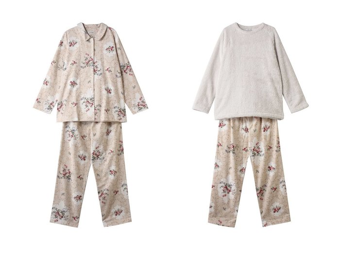 【IKUKO/イクコ】の綾ネル花柄プリント襟付きパジャマ&ボア&綾ネル花柄プリントパジャマ おすすめ人気トレンドファッション通販アイテム 人気、トレンドファッション・服の通販 founy(ファニー) ファッション Fashion レディースファッション Fashion for Women トップス・カットソー Cut & Sew Tops 花柄・フラワープリント・モチーフ Floral Prints & Motifs / Flower Pattern Tops アンティーク Antique-Inspired ショルダー Shoulder, Shoulder Strap ストレート Straight, Straight Cut ドロップ Drop Shoulder, Dropped Style パジャマ Pajamas, Sleepwear プリント Print, Printed Pattern リラックス Relax, Relaxed Fit ローズ Rose, Rose Motif 冬 Winter / This Winter 新作・新入荷 New Arrivals / New In |ID:crp329100000226036