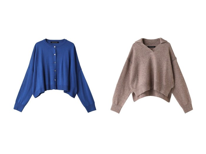 【シアー感の軽やかさとふんわり素材が季節に映えるショート丈カーディガンとニット】mizuiro ind(ミズイロ インド)の通販 おすすめ人気トレンドファッション通販アイテム 人気、トレンドファッション・服の通販 founy(ファニー) ファッション Fashion レディースファッション Fashion for Women トップス・カットソー Cut & Sew Tops ニット Knit Tops & Sweaters カーディガン・羽織り Layered Style Cardigans カジュアルプルオーバー・ニットトップス Pullovers & Knit Tops / Casual Pullovers アクリル Acrylic Material カーディガン Cardigan, Knitwear シアー Sheer, See-Through ショート Short, Short Length シンプル Simple, Minimal トレンド Trend, Trending Now 再入荷 Restock / Back in Stock |ID:crp329100000226042