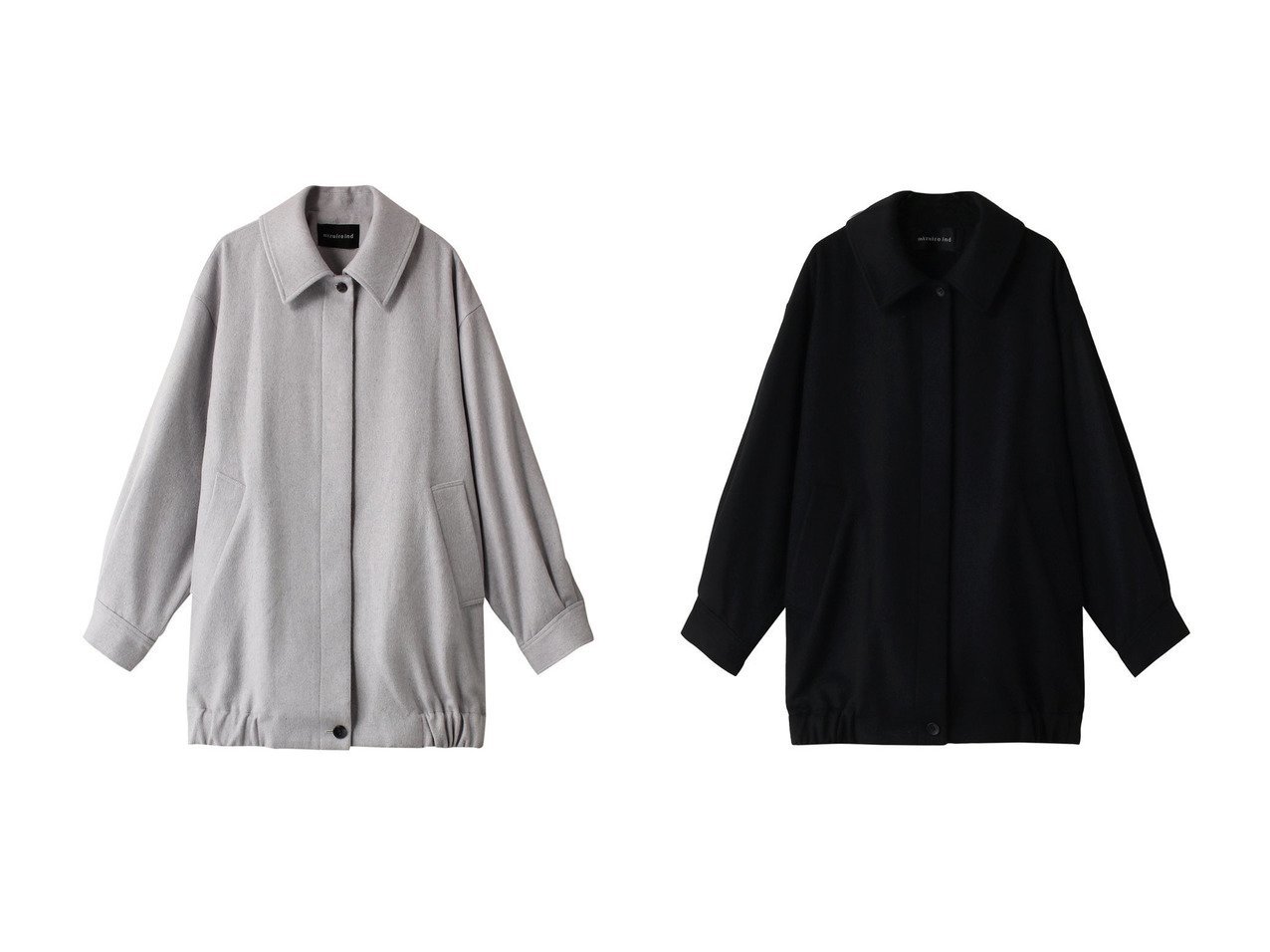 【クラシカルな佇まいと上質ウールが魅力のハリトンジャケット】mizuiro ind(ミズイロ インド)の通販 おすすめ人気トレンドファッション通販アイテム インテリア・キッズ・メンズ・レディースファッション・服の通販 founy(ファニー) 　ファッション　Fashion　レディースファッション　Fashion for Women　アウター　Coat / Outerwear Collection　レディースジャケット・軽アウター　Jackets　クラシカル　Classical, Vintage-Inspired　ジャケット　Jacket, Outerwear　セレモニー　Ceremony　トレンド　Trend, Trending Now　ボトム　Bottoms, Lower Wear　再入荷　Restock / Back in Stock　ビジネス 仕事 通勤　Business / Work / Commuting　ブルー系　Blue　グレー系　Gray　ブラック系　Black　|ID:crp329100000226046