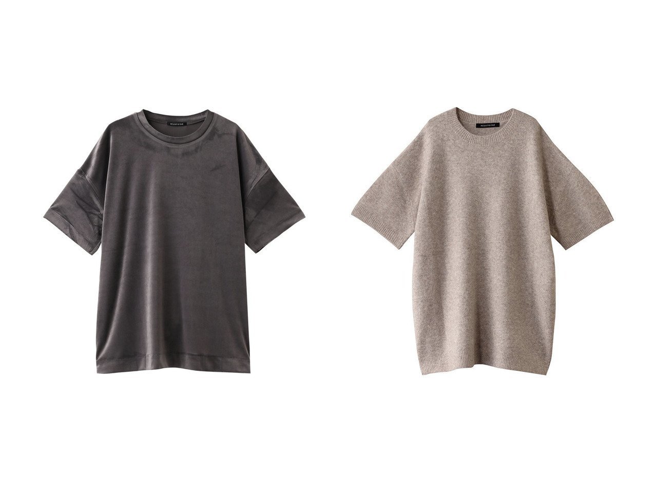 【mizuiro ind/ミズイロ インド】のvelour wide T Tシャツ&crew neck tunic チュニック おすすめ人気トレンドファッション通販アイテム インテリア・キッズ・メンズ・レディースファッション・服の通販 founy(ファニー) 　ファッション　Fashion　レディースファッション　Fashion for Women　トップス・カットソー　Cut & Sew Tops　シャツ・ブラウス・オフィスカジュアル　Elegant Blouses & Button-Ups　ロングTシャツ・Tシャツ　Longline T-Shirts & Tees　カットソー・ベーシックTシャツ　Cut-and-Sewn Tops / Stretch Tees & Basics　ベロアトップス　Velour Tops / Velvet-Look Items　ニット　Knit Tops & Sweaters　カジュアルプルオーバー・ニットトップス　Pullovers & Knit Tops / Casual Pullovers　ショート　Short, Short Length　シンプル　Simple, Minimal　スリーブ　Sleeve, Long Sleeve / Short Sleeve　ワイド　Wide, Wide Fit　再入荷　Restock / Back in Stock　ブルー系　Blue　グレー系　Gray　ブラック系　Black　|ID:crp329100000226047