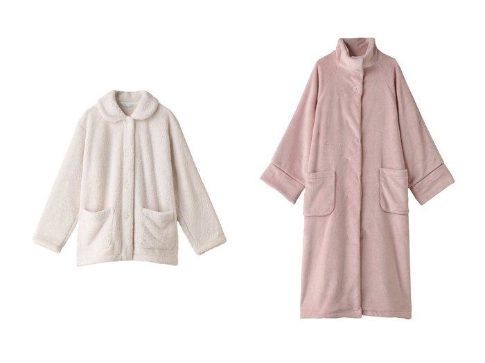 【ふんわりシャギー素材が心地よく秋冬のリラックスタイムに活躍するトップとガウン】KID BLUE(キッドブルー)の通販 おすすめ人気トレンドファッション通販アイテム 人気、トレンドファッション・服の通販 founy(ファニー) ファッション Fashion レディースファッション Fashion for Women トップス・カットソー Cut & Sew Tops ワンピース Dresses おすすめ Recommended / Our Picks セットアップ Set-Up, Coordinated Outfit パジャマ Pajamas, Sleepwear フェミニン Feminine, Girly リラックス Relax, Relaxed Fit 再入荷 Restock / Back in Stock A/W・秋冬 Autumn/Winter 長袖 Long Sleeve, Full Sleeve なめらか Smooth, Silky Texture ガウン Gown, Robe スタンド Stand Collar, Upright Stand ロング Long, Long-Length |ID:crp329100000226053