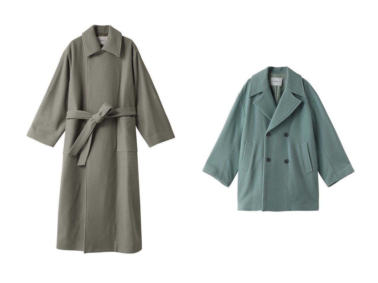 【暖かな風合いと上品シルエットで季節に映えるロング&ミドル丈コート】MIDIUMISOLID(ミディウミソリッド)の通販 おすすめ人気トレンドファッション通販アイテム インテリア・キッズ・メンズ・レディースファッション・服の通販 founy(ファニー) 　ファッション　Fashion　レディースファッション　Fashion for Women　アウター　Coat / Outerwear Collection　コート・ロングコート・ピーコート　Long Coats, Peacoats & More　シンプル　Simple, Minimal　ロング　Long, Long-Length　再入荷　Restock / Back in Stock　ショート　Short, Short Length　ベーシック　Basic, Essential　ミドル　Middle Length, Mid Height　定番　Standard, Basic Item　グリーン系　Green　ブラック系　Black　|ID:crp329100000226056