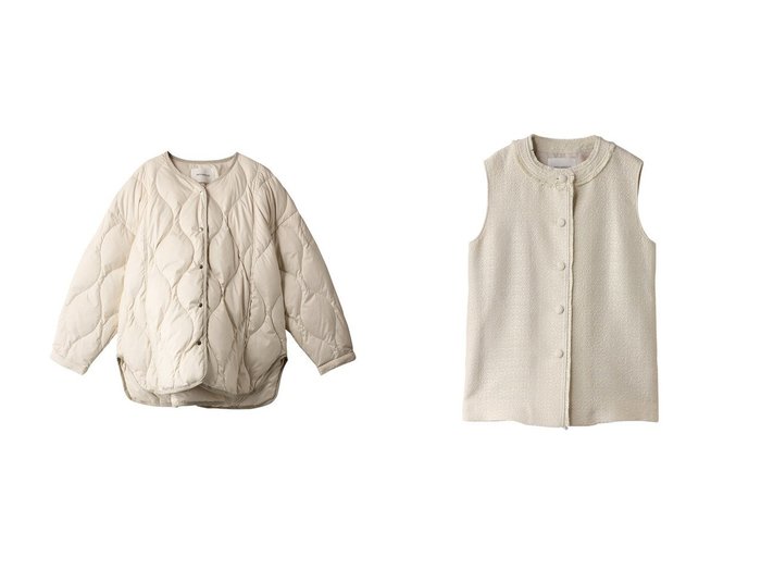 【ツイードジレと軽やかなキルティングジャケットで秋冬の装いをアップデート】MIDIUMISOLID(ミディウミソリッド)の通販 おすすめ人気トレンドファッション通販アイテム 人気、トレンドファッション・服の通販 founy(ファニー) ファッション Fashion レディースファッション Fashion for Women アウター Coat / Outerwear Collection レディースジャケット・軽アウター Jackets キルティング Quilted, Quilting ジャケット Jacket, Outerwear ストール Stole, Wrap タートルネック Turtleneck, High Neck ダウン Down, Puffer バランス Balance, Style Balance リラックス Relax, Relaxed Fit 再入荷 Restock / Back in Stock ツイード Twill, Twill Weave デニム Denim, Jeans Material フリンジ Fringe, Tassel ベスト Vest, Waistcoat A/W・秋冬 Autumn/Winter |ID:crp329100000226057