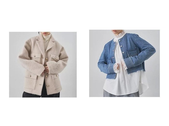 経年変化が楽しめるデニムとエアリーなシャギー素材のジャケットで大人の上品な装いを叶える Whim Gazette(ウィムガゼット)の通販 おすすめ人気トレンドファッション通販アイテム 人気、トレンドファッション・服の通販 founy(ファニー) ファッション Fashion レディースファッション Fashion for Women アウター Coat / Outerwear Collection レディースジャケット・軽アウター Jackets 2025年 2025 2025-2026秋冬・A/W Autumn/Winter 2025–26 AW25–26 ウォーム Warm Fabric エアリー Airy Texture ジャケット Jacket, Outerwear スマート Smart, Elegant メタル Metal, Metal Parts ラグジュアリー Luxury, Elegant ループ Loop, Loop Knit アンティーク Antique-Inspired ヴィンテージ Vintage Style コンパクト Compact, Small Size セットアップ Set-Up, Coordinated Outfit ダメージ Distressed, Destroyed デニム Denim, Jeans Material フリンジ Fringe, Tassel ワイド Wide, Wide Fit おすすめ Recommended / Our Picks エレガント 上品 Elegant |ID:crp329100000226068