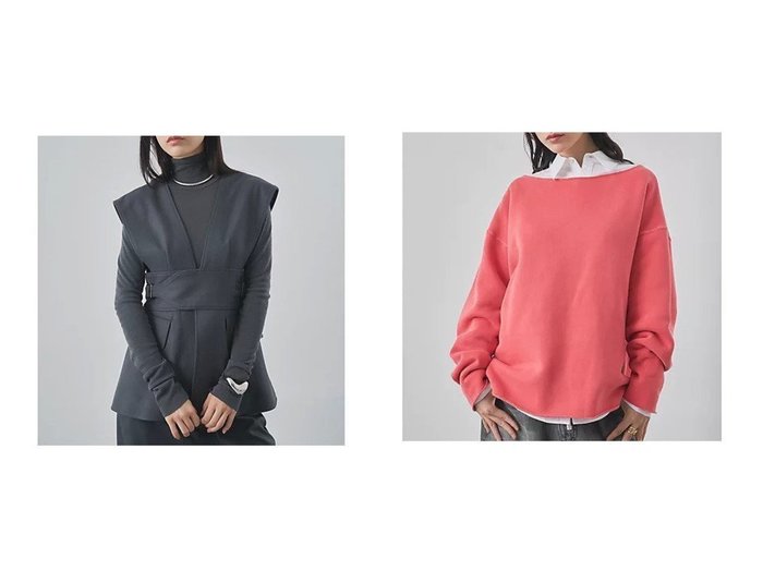 【タイトルを表示】フェード感と起毛が魅力の2WAYスウェットとメンズライクなメルトンベストで大人のレイヤードを楽しむ Whim Gazette(ウィムガゼット)の通販 おすすめ人気トレンドファッション通販アイテム インテリア・キッズ・メンズ・レディースファッション・服の通販 founy(ファニー) https://founy.com/ ファッション Fashion レディースファッション Fashion for Women アウター Coat / Outerwear Collection トップス・カットソー Cut & Sew Tops ベスト&ジレ / 重ね着スタイル Vests & Gilets レディースパーカー・カジュアルフーディー Casual Hoodies & Sweatshirts カジュアルプルオーバー・ニットトップス Pullovers & Knit Tops / Casual Pullovers スウェット・クルーネックトップス Sweatshirts & Crewnecks / Relaxed Fit Sweat Tops 2025年 2025 2025-2026秋冬・A/W Autumn/Winter 2025–26 AW25–26 クール Cool, Chic フラップ Flap, Flap Pocket ベスト Vest, Waistcoat メルトン Melton, Heavy Wool スウェット / スエット Sweatshirt, Sweatwear モコモコ Fuzzy, Fluffy リバーシブル Reversible, Two-Sided リラックス Relax, Relaxed Fit おすすめ Recommended / Our Picks |ID:crp329100000226069