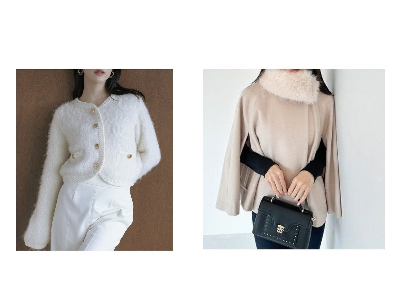 【ふんわり上品なフリルニットとレディなケープコート】SNIDEL(スナイデル)の通販 おすすめ人気トレンドファッション通販アイテム インテリア・キッズ・メンズ・レディースファッション・服の通販 founy(ファニー) 　ファッション　Fashion　レディースファッション　Fashion for Women　アウター　Coat / Outerwear Collection　レディースジャケット・軽アウター　Jackets　コート・ロングコート・ピーコート　Long Coats, Peacoats & More　エレガント 上品　Elegant　コンパクト　Compact, Small Size　今季　This Season, Current Season　シフォン　Chiffon, Lightweight Fabric　ジャケット　Jacket, Outerwear　ストレート　Straight, Straight Cut　スマート　Smart, Elegant　フェミニン　Feminine, Girly　フリル　Frill, Ruffle　ロング　Long, Long-Length　おすすめ　Recommended / Our Picks　|ID:crp329100000226080