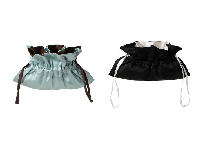 【上品なシルクの艶とバイカラーが映える巾着バッグ】テンドレッセ スタジオ(TENDRESSE STUDIO)の通販 おすすめ人気トレンドファッション通販アイテム 人気、トレンドファッション・服の通販 founy(ファニー) ファッション Fashion レディースファッション Fashion for Women 2026年 2026 シルク Silk, 100% Silk スペシャル Special, Limited Edition スマート Smart, Elegant パーティ Party, Party Style 夏 Summer 春 Spring S/S・春夏 SS, Spring/Summer, Warm Season |ID:crp329100000226086