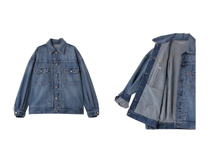 【こなれ感と立体シルエットが魅力のデニムジャケット】レッドカード トーキョー(RED CARD TOKYO)の通販 おすすめ人気トレンドファッション通販アイテム インテリア・キッズ・メンズ・レディースファッション・服の通販 founy(ファニー) https://founy.com/ ファッション Fashion レディースファッション Fashion for Women アウター Coat / Outerwear Collection レディースジャケット・軽アウター Jackets デニムジャケット / カジュアルアウター Denim Jackets 2026年 2026 インナー Innerwear ギャザー Gathered, Ruffled ジャケット Jacket, Outerwear デニム Denim, Jeans Material ワイド Wide, Wide Fit 夏 Summer 春 Spring S/S・春夏 SS, Spring/Summer, Warm Season |ID:crp329100000226099