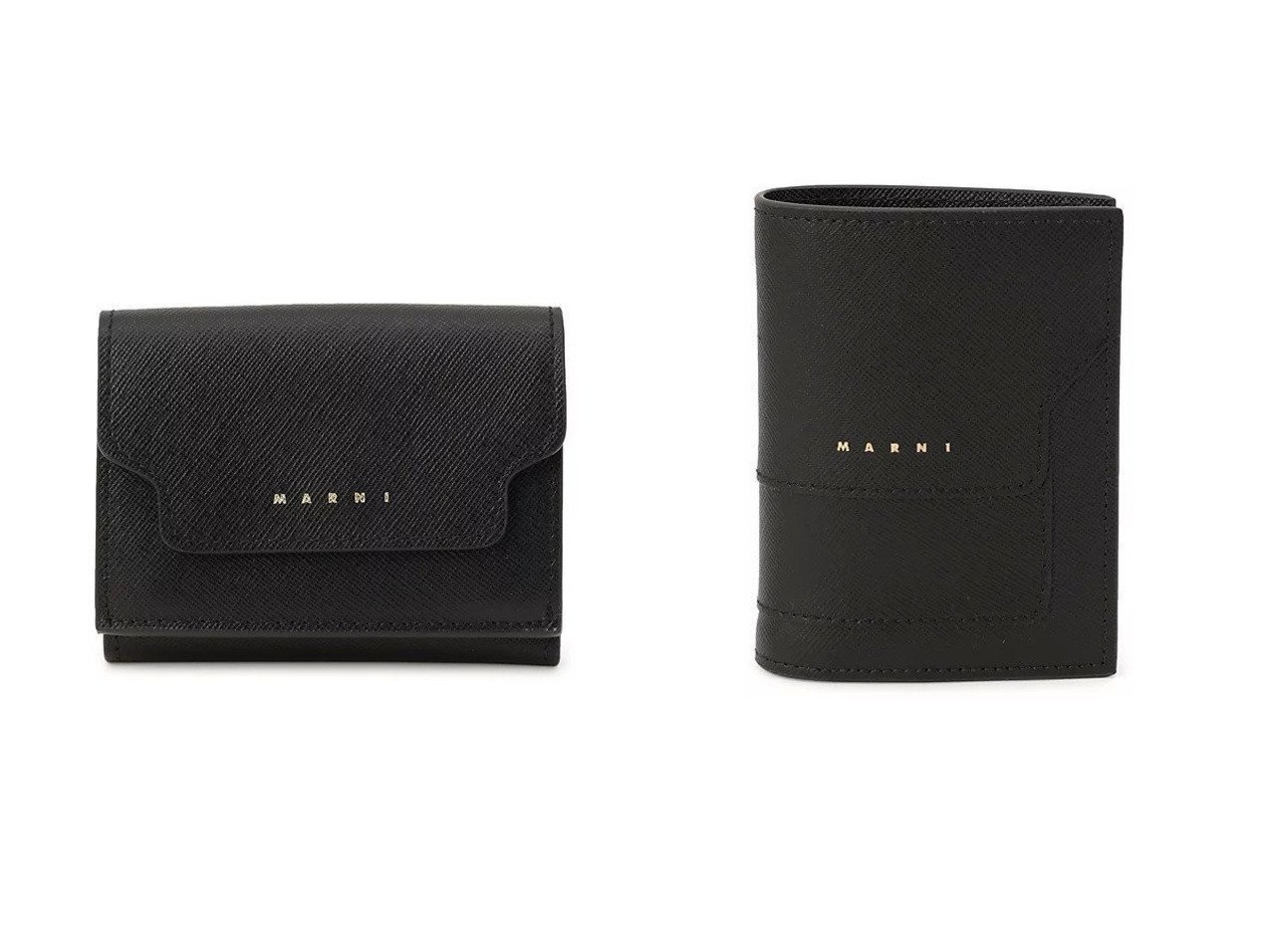 【上品なサフィアーノレザーが魅力の機能的ウォレットコレクション】マルニ(MARNI)の通販 おすすめ人気トレンドファッション通販アイテム インテリア・キッズ・メンズ・レディースファッション・服の通販 founy(ファニー) 　ファッション　Fashion　レディースファッション　Fashion for Women　ウォレット　Wallet　コイン　Coin, Coin Design　モダン　Modern, Contemporary　エレガント 上品　Elegant　ブラック系　Black　|ID:crp329100000226111