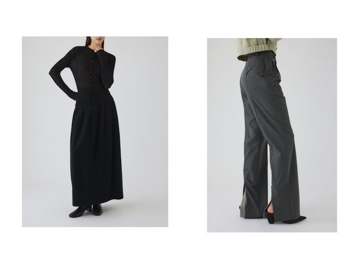 【モダンなシルエットを引き立てるRIM.ARKのパンツとスカート】RIM.ARK(リムアーク)の通販 おすすめ人気トレンドファッション通販アイテム 人気、トレンドファッション・服の通販 founy(ファニー) ファッション Fashion レディースファッション Fashion for Women スカート Skirts ロングスカート Long Skirts / Maxi & Midi Skirts パンツ Pants & Trousers おすすめ Recommended / Our Picks コンパクト Compact, Small Size セットアップ Set-Up, Coordinated Outfit ロング Long, Long-Length 新作・新入荷 New Arrivals / New In |ID:crp329100000226113