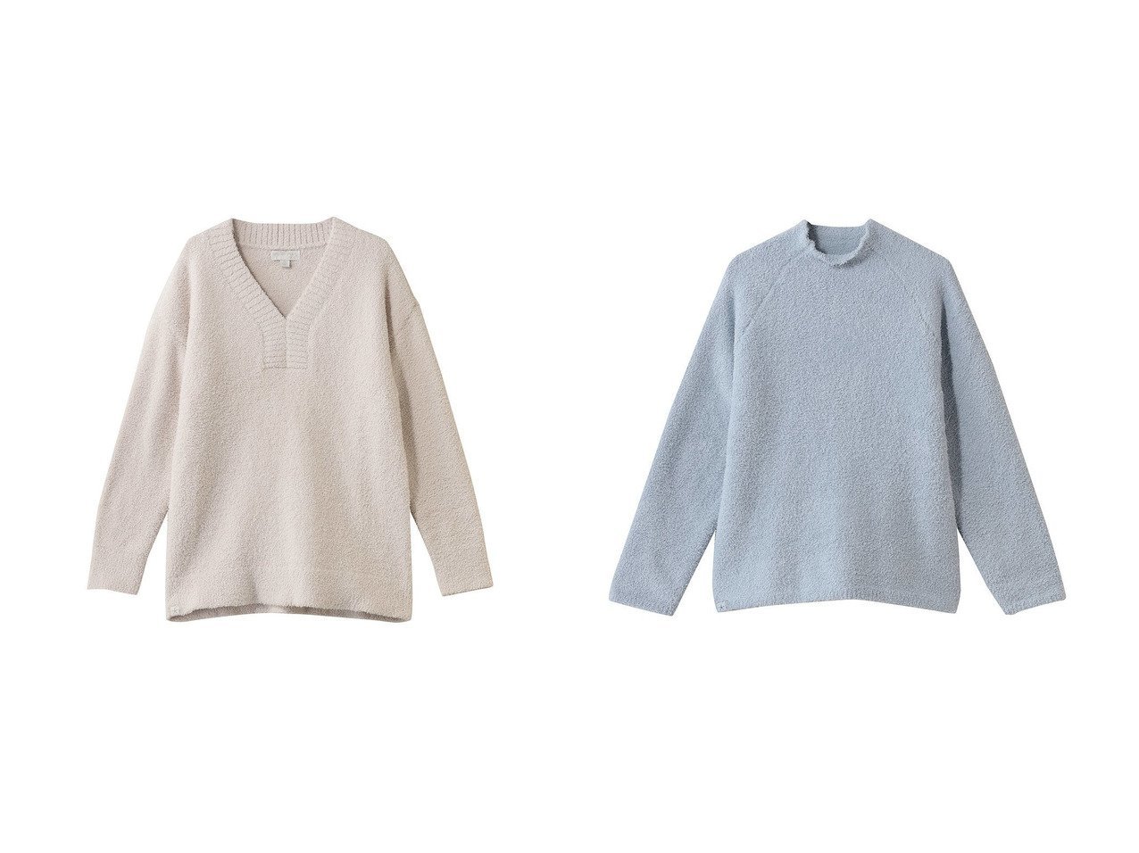 【快適な着心地と上品さをまとうVネック＆ラグランプルオーバー】BAREFOOT DREAMS(ベアフット ドリームズ)の通販 おすすめ人気トレンドファッション通販アイテム インテリア・キッズ・メンズ・レディースファッション・服の通販 founy(ファニー) 　ファッション　Fashion　レディースファッション　Fashion for Women　トップス・カットソー　Cut & Sew Tops　ニット　Knit Tops & Sweaters　カジュアルプルオーバー・ニットトップス　Pullovers & Knit Tops / Casual Pullovers　Vネックトップス　V-Neck Tops / V-Cut Neckline Shirts　ジーンズ　Jeans, Denim Pants　フィット　Fit, Slim Fit　リラックス　Relax, Relaxed Fit　レギンス　Leggings, Stretch Pants　新作・新入荷　New Arrivals / New In　ベージュ系　Beige　ブラウン系　Brown　ブルー系　Blue　|ID:crp329100000226127