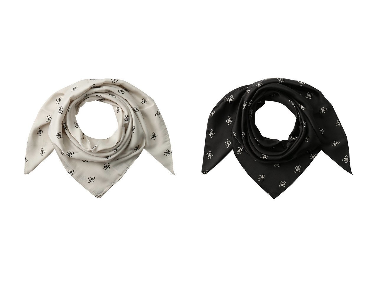 【ロゴが映える上品な華やぎプリントスカーフ】GALLARDAGALANTE(ガリャルダガランテ)の通販 おすすめ人気トレンドファッション通販アイテム インテリア・キッズ・メンズ・レディースファッション・服の通販 founy(ファニー) 　ファッション　Fashion　レディースファッション　Fashion for Women　ストール　Soft & Warm Scarves　マフラー・スヌード / 冬小物の定番　Scarves & Mufflers　スカーフ　Scarf, Neckwear　ストール　Stole, Wrap　プリント　Print, Printed Pattern　マフラー　Scarf, Muffler　エレガント 上品　Elegant　新作・新入荷　New Arrivals / New In　イエロー系　Yellow　ブラック系　Black　|ID:crp329100000226143