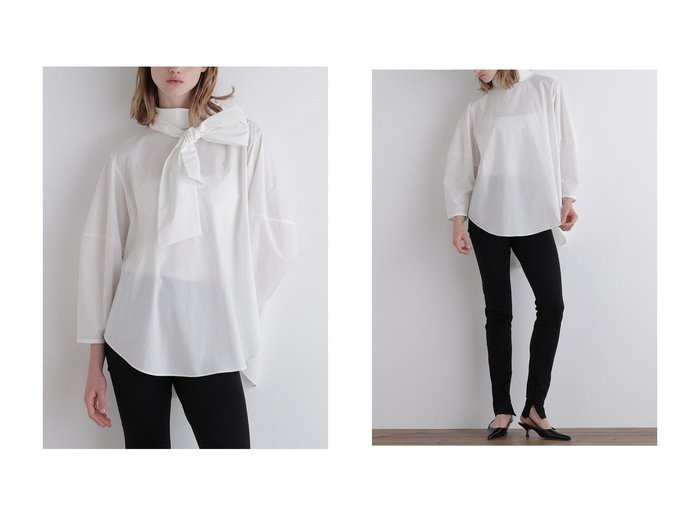 流れるボウタイと構築的シルエットが映えるSOLOTEXブロードボウタイブラウスのLE PHIL(ル フィル)の通販 おすすめ人気トレンドファッション通販アイテム 人気、トレンドファッション・服の通販 founy(ファニー) ファッション Fashion レディースファッション Fashion for Women トップス・カットソー Cut & Sew Tops シャツ・ブラウス・オフィスカジュアル Elegant Blouses & Button-Ups エレガント 上品 Elegant シンプル Simple, Minimal スラックス Slacks, Dress Pants スリーブ Sleeve, Long Sleeve / Short Sleeve デニム Denim, Jeans Material フォルム Silhouette, Form ロング Long, Long-Length 人気 Popular, Best Seller 定番 Standard, Basic Item 新作・新入荷 New Arrivals / New In |ID:crp329100000226159