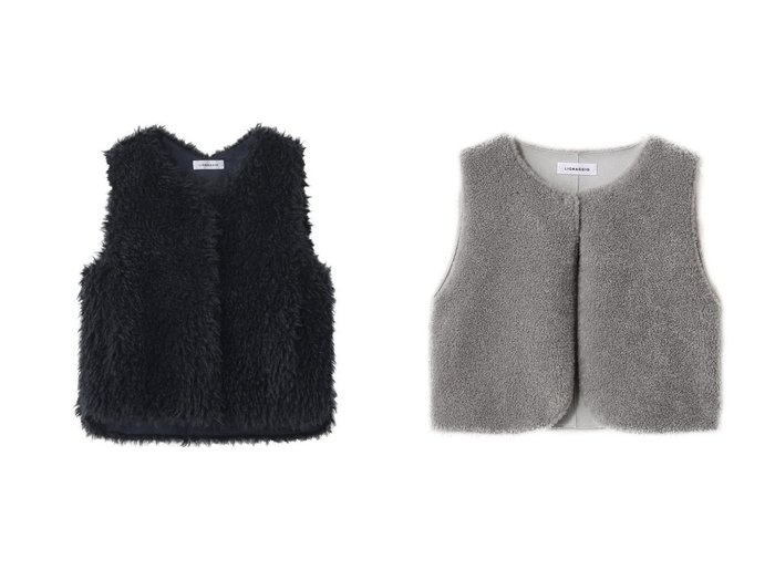 【ラム風フェイク素材のふんわり質感で華やぎを添える ノーカラーショートとロングヘアーの上品ジレ】LIGNAGGIO(リナージオ)の通販 おすすめ人気トレンドファッション通販アイテム 人気、トレンドファッション・服の通販 founy(ファニー) ファッション Fashion レディースファッション Fashion for Women アウター Coat / Outerwear Collection レディースジャケット・軽アウター Jackets コンパクト Compact, Small Size ジャケット Jacket, Outerwear ノースリーブ Sleeveless, No-Sleeve ベスト Vest, Waistcoat ベーシック Basic, Essential ボトム Bottoms, Lower Wear ラグジュアリー Luxury, Elegant 新作・新入荷 New Arrivals / New In |ID:crp329100000226210