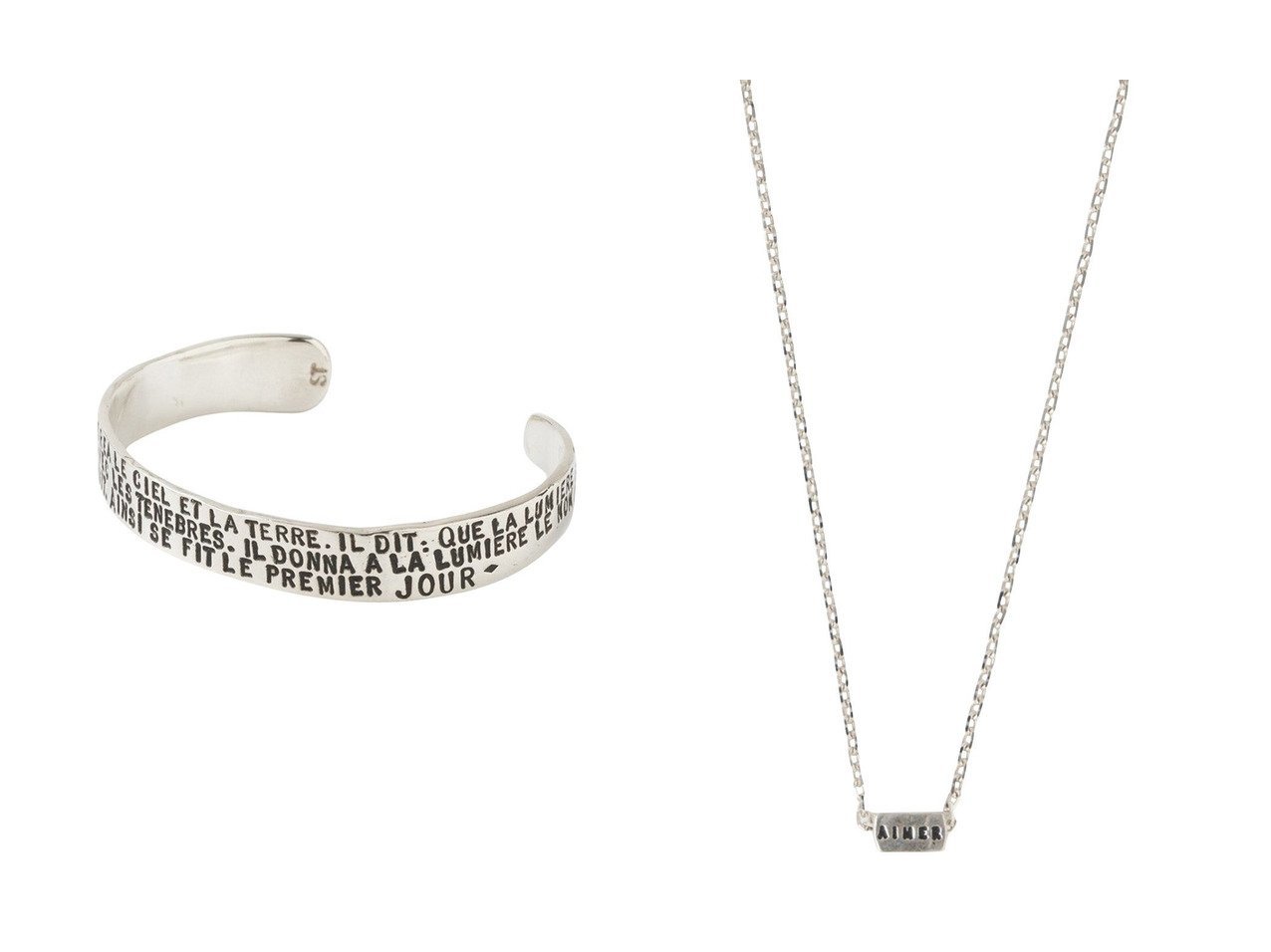 【始まりを象徴する言葉と愛 夢 笑いのメッセージが寄り添う 手元と胸元に物語を添えるバングルとネックレス】H.P.FRANCE(アッシュ ペー フランス)の通販 おすすめ人気トレンドファッション通販アイテム インテリア・キッズ・メンズ・レディースファッション・服の通販 founy(ファニー) 　ファッション　Fashion　レディースファッション　Fashion for Women　ジュエリー　Jewelry　チェーン＆カフブレスレット　Cuff & Chain Bracelets　バングル・カフブレスレット　Bangles & Cuff Bracelets　ネックレス　Necklaces & Pendants　アクセサリー　Fashion Accessories　春　Spring　シンプル　Simple, Minimal　ジュエリー　Jewelry, Accessories　バランス　Balance, Style Balance　バングル　Bangle, Bracelet　フランス　France, French　S/S・春夏　SS, Spring/Summer, Warm Season　夏　Summer　2026年　2026　チャーム　Charm, Pendant　ネックレス　Necklace, Pendant Necklace　ゴールド系　Gold　|ID:crp329100000226215