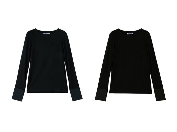 【カシミヤ混のしなやかさと切りっぱなしカフスが映える ほんのりモードなロングスリーブプルオーバー】THIRD MAGAZINE(サードマガジン)の通販 おすすめ人気トレンドファッション通販アイテム 人気、トレンドファッション・服の通販 founy(ファニー) ファッション Fashion レディースファッション Fashion for Women トップス・カットソー Cut & Sew Tops シャツ・ブラウス・オフィスカジュアル Elegant Blouses & Button-Ups ロングTシャツ・Tシャツ Longline T-Shirts & Tees カットソー・ベーシックTシャツ Cut-and-Sewn Tops / Stretch Tees & Basics 2026年 2026 カフス Cuff Design シンプル Simple, Minimal スリーブ Sleeve, Long Sleeve / Short Sleeve ロング Long, Long-Length 夏 Summer 春 Spring S/S・春夏 SS, Spring/Summer, Warm Season |ID:crp329100000226227