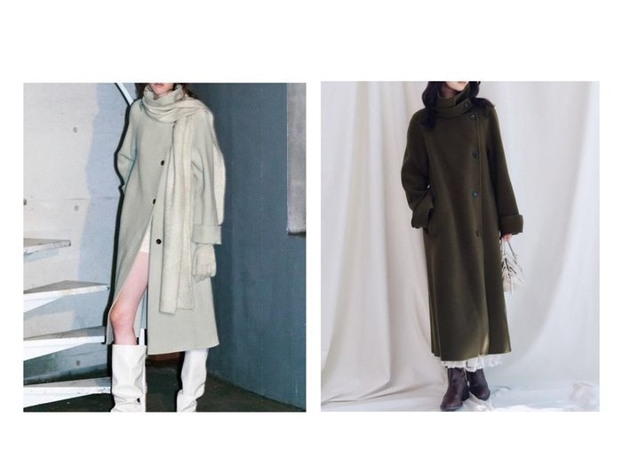 キャメル混素材で仕立てた上質なバルマカンリバーコートが魅せる洗練ロングシルエット SNIDEL(スナイデル)の通販 おすすめ人気トレンドファッション通販アイテム 人気、トレンドファッション・服の通販 founy(ファニー) ファッション Fashion レディースファッション Fashion for Women アウター Coat / Outerwear Collection コート・ロングコート・ピーコート Long Coats, Peacoats & More ウェーブ Wavy Pattern スタイリッシュ Stylish, Fashionable スタンド Stand Collar, Upright Stand ストレート Straight, Straight Cut スマート Smart, Elegant フェルト Felt, Felt Fabric ポケット Pocket, Pocket Detail リュクス Luxury, Elegant, High-End, Chic リラックス Relax, Relaxed Fit ロング Long, Long-Length おすすめ Recommended / Our Picks エレガント 上品 Elegant |ID:crp329100000226231