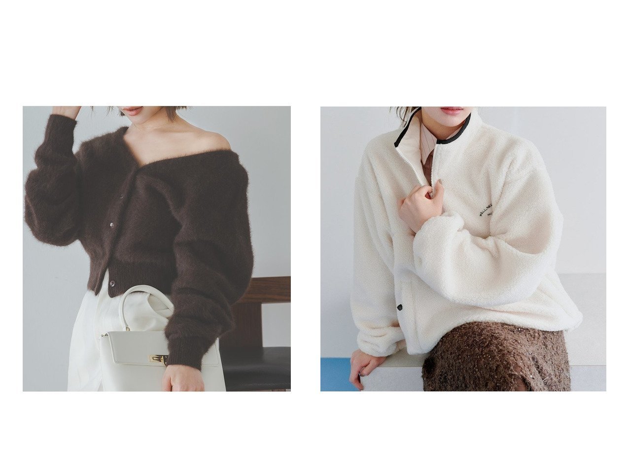 ハーフジッププルオーバーとフォックスファーショートカーディガンで楽しむ素材感が映えるトップススタイル SNIDEL(スナイデル)の通販 おすすめ人気トレンドファッション通販アイテム インテリア・キッズ・メンズ・レディースファッション・服の通販 founy(ファニー) 　ファッション　Fashion　レディースファッション　Fashion for Women　トップス・カットソー　Cut & Sew Tops　カーディガン・羽織り　Layered Style Cardigans　カジュアルプルオーバー・ニットトップス　Pullovers & Knit Tops / Casual Pullovers　ウェーブ　Wavy Pattern　今季　This Season, Current Season　ショルダー　Shoulder, Shoulder Strap　ストレート　Straight, Straight Cut　スマート　Smart, Elegant　ドロップ　Drop Shoulder, Dropped Style　定番　Standard, Basic Item　人気　Popular, Best Seller　フォックス　Fox, Fox Fur　A/W・秋冬　Autumn/Winter　おすすめ　Recommended / Our Picks　|ID:crp329100000226232