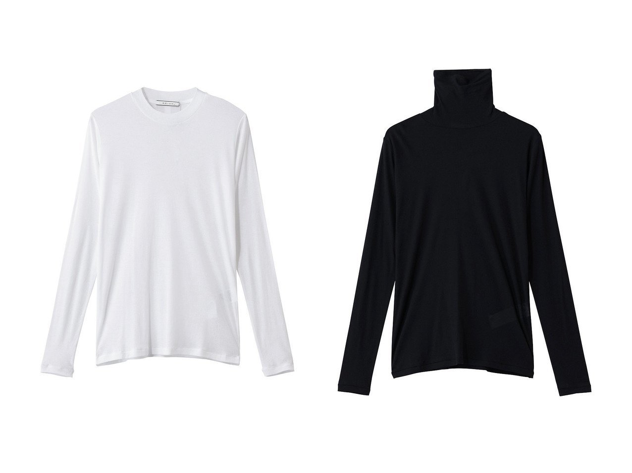 【ほんのりシアーなSOREのニットとハイネックカットソー 軽やかな着心地で一枚着もレイヤードも楽しめる上質コットントップス】BEIGE,(ベイジ,)の通販 おすすめ人気トレンドファッション通販アイテム インテリア・キッズ・メンズ・レディースファッション・服の通販 founy(ファニー) 　ファッション　Fashion　レディースファッション　Fashion for Women　トップス・カットソー　Cut & Sew Tops　ニット　Knit Tops & Sweaters　カジュアルプルオーバー・ニットトップス　Pullovers & Knit Tops / Casual Pullovers　カットソー・ベーシックTシャツ　Cut-and-Sewn Tops / Stretch Tees & Basics　2026年　2026　おすすめ　Recommended / Our Picks　シアー　Sheer, See-Through　スリーブ　Sleeve, Long Sleeve / Short Sleeve　ロング　Long, Long-Length　夏　Summer　春　Spring　S/S・春夏　SS, Spring/Summer, Warm Season　ホワイト系　White　ブラック系　Black　ブルー系　Blue　|ID:crp329100000226241