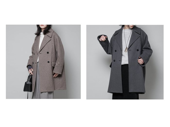 【クラシカルなチェック柄とモダンなシルエットが魅力のオーバーサイズコートで冬の装いを上品に】NANO universe(ナノ・ユニバース)の通販 おすすめ人気トレンドファッション通販アイテム 人気、トレンドファッション・服の通販 founy(ファニー) ファッション Fashion レディースファッション Fashion for Women アウター Coat / Outerwear Collection コート・ロングコート・ピーコート Long Coats, Peacoats & More カットソー Cut and Sewn Top クラシカル Classical, Vintage-Inspired ダブル Double, Double-Breasted チェック Check, Plaid, Tartan フロント Front, Front Design ボンディング Bonding, Bonded Fabric ポケット Pocket, Pocket Detail モダン Modern, Contemporary 無地 Plain, Solid Color A/W・秋冬 Autumn/Winter ビジネス 仕事 通勤 Business / Work / Commuting 2025年 2025 2025-2026秋冬・A/W Autumn/Winter 2025–26 AW25–26 |ID:crp329100000226247