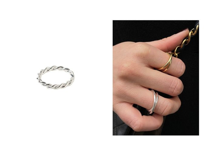 【H.P.FRANCE/アッシュ ペー フランス】の【ALT】2.0 spiral シルバーリング&【ALT】3.0 twisted シルバーリング おすすめ人気トレンドファッション通販アイテム 人気、トレンドファッション・服の通販 founy(ファニー) ファッション Fashion レディースファッション Fashion for Women ジュエリー Jewelry シルバーリング Silver Rings ファッションリング Fashion Rings アクセサリー Fashion Accessories 春 Spring シルバー Silver, Metallic Silver ジュエリー Jewelry, Accessories ストリング String, Drawstring チェーン Chain, Chain Strap ツイスト Tweed, Tweed Fabric フランス France, French S/S・春夏 SS, Spring/Summer, Warm Season 夏 Summer 2026年 2026 |ID:crp329100000226259