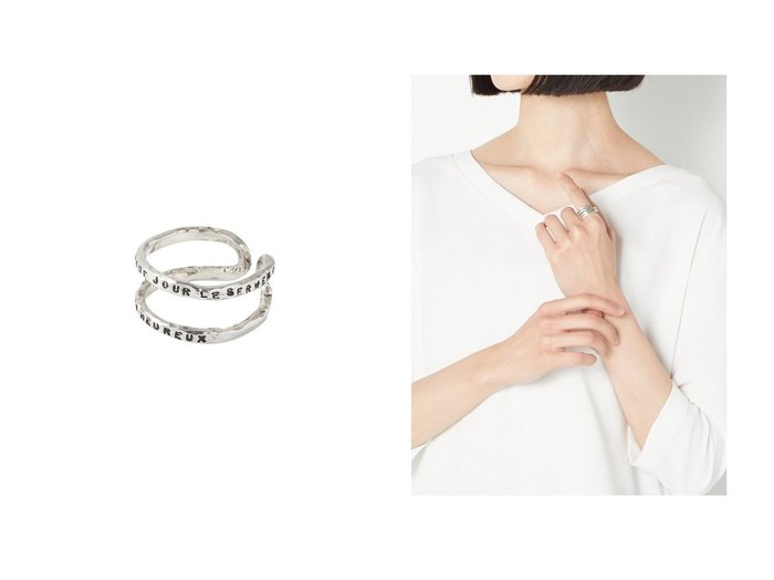 【H.P.FRANCE/アッシュ ペー フランス】の【Serge Thoraval】LIENS リング&【Serge Thoraval】Bonheur リング おすすめ人気トレンドファッション通販アイテム 人気、トレンドファッション・服の通販 founy(ファニー) ファッション Fashion レディースファッション Fashion for Women 2026年 2026 アクセサリー Fashion Accessories ジュエリー Jewelry, Accessories バランス Balance, Style Balance フランス France, French エレガント 上品 Elegant 夏 Summer 春 Spring S/S・春夏 SS, Spring/Summer, Warm Season |ID:crp329100000226261
