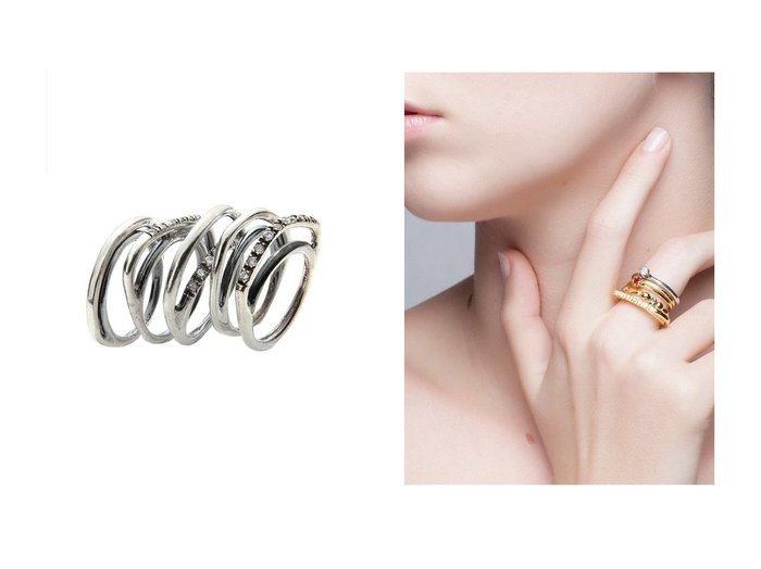 【H.P.FRANCE/アッシュ ペー フランス】の【Iosselliani】CLASSIC COLLECTION Armonia 5連リング&【Iosselliani】CLASSIC COLLECTION Eva 5連リング おすすめ人気トレンドファッション通販アイテム 人気、トレンドファッション・服の通販 founy(ファニー) ファッション Fashion レディースファッション Fashion for Women イタリア Italy 春 Spring コレクション Collection, Seasonal Line シルバー Silver, Metallic Silver ジュエリー Jewelry, Accessories スタイリッシュ Stylish, Fashionable バランス Balance, Style Balance S/S・春夏 SS, Spring/Summer, Warm Season おすすめ Recommended / Our Picks 夏 Summer 2026年 2026 |ID:crp329100000226262