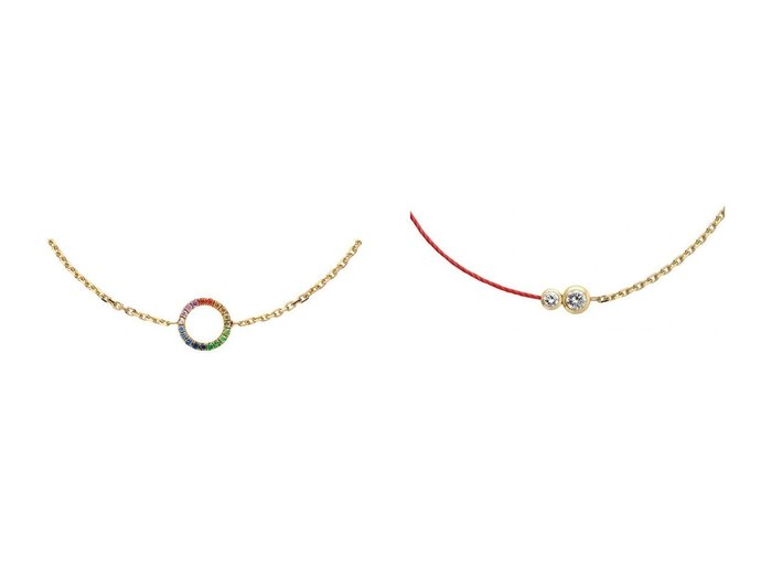 【H.P.FRANCE/アッシュ ペー フランス】の【Redline】MINI AURA RAINBOW ブレスレット&【Redline】INFINITE DOULE ブレスレット おすすめ人気トレンドファッション通販アイテム 人気、トレンドファッション・服の通販 founy(ファニー) ファッション Fashion レディースファッション Fashion for Women ジュエリー Jewelry チェーン＆カフブレスレット Cuff & Chain Bracelets バングル・カフブレスレット Bangles & Cuff Bracelets 春 Spring シンプル Simple, Minimal ジュエリー Jewelry, Accessories ダイヤモンド Diamond, Brilliant Cut ダメージ Distressed, Destroyed チェーン Chain, Chain Strap 時計 Watch, Wristwatch フランス France, French ブレスレット Bracelet, Wristband S/S・春夏 SS, Spring/Summer, Warm Season 夏 Summer エレガント 上品 Elegant 2026年 2026 |ID:crp329100000226263