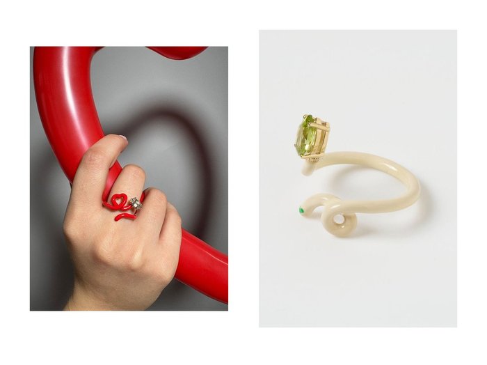 【艶やかなエナメルカラーと有機的な曲線が想いをつなぐ 指先を印象的に彩るデザインリング】Bea Bongiasca(ベアボンジャスカ)、アッシュ ペー フランス(H.P.FRANCE)の通販 おすすめ人気トレンドファッション通販アイテム 人気、トレンドファッション・服の通販 founy(ファニー) ファッション Fashion レディースファッション Fashion for Women 2026年 2026 エナメル Patent Leather クリスタル Crystal, Swarovski スポーツ Sports, Activewear エレガント 上品 Elegant 夏 Summer 春 Spring S/S・春夏 SS, Spring/Summer, Warm Season コレクション Collection, Seasonal Line ジュエリー Jewelry, Accessories 手描き Hand-Drawn, Illustrated ハンド Hand, Handmade ミラノ Milano Style, Italian-Inspired モチーフ Motif, Design Theme |ID:crp329100000226265