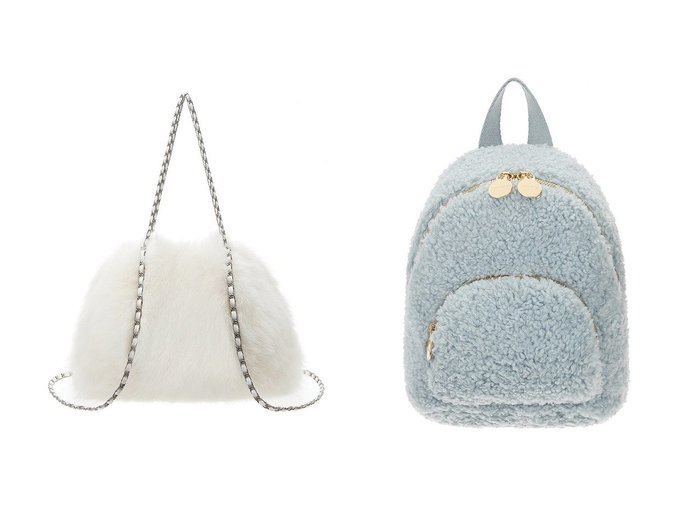 【フェイクファーの柔らかな質感とアレンジ自在なデザインで装いを楽しめるバックパック】Lemonplet(レモンプレット)の通販 おすすめ人気トレンドファッション通販アイテム 人気、トレンドファッション・服の通販 founy(ファニー) ファッション Fashion レディースファッション Fashion for Women バッグ Bags フェイクファー Faux Fur, Imitation Fur ポケット Pocket, Pocket Detail ラップ Wrap, Wrap Design リュック Backpack, Rucksack 再入荷 Restock / Back in Stock 軽量 Lightweight, Ultra Light |ID:crp329100000226268