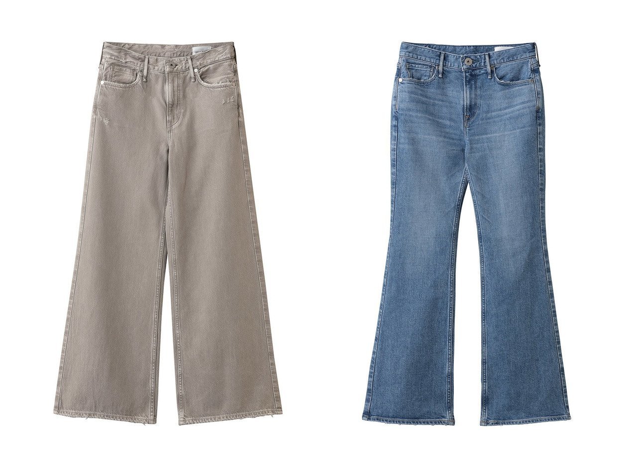 【upper hights/アッパー ハイツ】のTHE LAUREN ワイドフレアデニムパンツ&THE LAUREN ワイドフレアデニムパンツ おすすめ人気トレンドファッション通販アイテム インテリア・キッズ・メンズ・レディースファッション・服の通販 founy(ファニー) 　ファッション　Fashion　レディースファッション　Fashion for Women　パンツ　Pants & Trousers　デニムパンツ・ジーンズ・美脚デニム　Denim Jeans & Pants　2026年　2026　ダメージ　Distressed, Destroyed　デニム　Denim, Jeans Material　フレア　Flare, Flared　ロング　Long, Long-Length　ワイド　Wide, Wide Fit　夏　Summer　春　Spring　S/S・春夏　SS, Spring/Summer, Warm Season　|ID:crp329100000226271