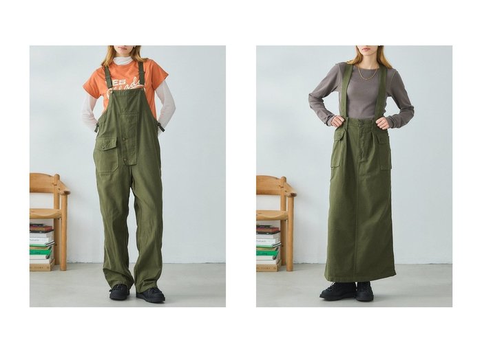 【Oblada/オブラダ】のカーゴスカート&DECK オーバーオール おすすめ人気トレンドファッション通販アイテム 人気、トレンドファッション・服の通販 founy(ファニー) ファッション Fashion レディースファッション Fashion for Women パンツ Pants & Trousers スカート Skirts ロングスカート Long Skirts / Maxi & Midi Skirts おすすめ Recommended / Our Picks デニム Denim, Jeans Material ノースリーブ Sleeveless, No-Sleeve ポケット Pocket, Pocket Detail ミリタリー Military, Army Style 夏 Summer 新作・新入荷 New Arrivals / New In 春 Spring サスペンダー Suspenders, Braces シンプル Simple, Minimal ロング Long, Long-Length |ID:crp329100000226276