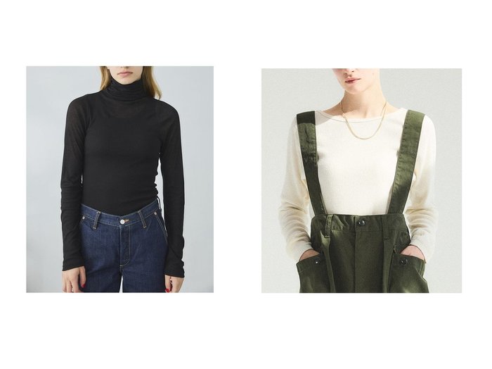 【Oblada/オブラダ】のシアーハイネックトップ&ピュアシルクロングスリーブTシャツ おすすめ人気トレンドファッション通販アイテム 人気、トレンドファッション・服の通販 founy(ファニー) ファッション Fashion レディースファッション Fashion for Women トップス・カットソー Cut & Sew Tops シャツ・ブラウス・オフィスカジュアル Elegant Blouses & Button-Ups ロングTシャツ・Tシャツ Longline T-Shirts & Tees カットソー・ベーシックTシャツ Cut-and-Sewn Tops / Stretch Tees & Basics ストレッチ Stretch, Stretchy Fabric スリーブ Sleeve, Long Sleeve / Short Sleeve ハイネック High Neck, Mock Neck ロング Long, Long-Length 新作・新入荷 New Arrivals / New In |ID:crp329100000226279