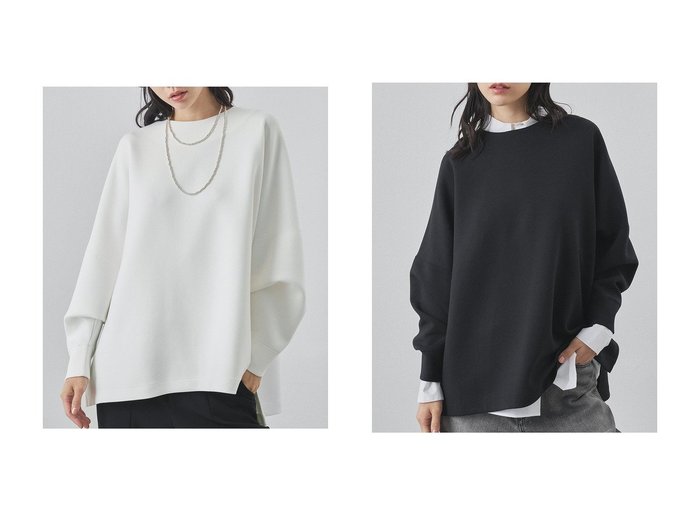 【Whim Gazette/ウィムガゼット】のダブルエアープルオーバー おすすめ人気トレンドファッション通販アイテム 人気、トレンドファッション・服の通販 founy(ファニー) ファッション Fashion レディースファッション Fashion for Women トップス・カットソー Cut & Sew Tops シャツ・ブラウス・オフィスカジュアル Elegant Blouses & Button-Ups ロングTシャツ・Tシャツ Longline T-Shirts & Tees カジュアルプルオーバー・ニットトップス Pullovers & Knit Tops / Casual Pullovers カットソー・ベーシックTシャツ Cut-and-Sewn Tops / Stretch Tees & Basics 2026年 2026 クール Cool, Chic シンプル Simple, Minimal ストレッチ Stretch, Stretchy Fabric スリット Slit, Slit Detail スリーブ Sleeve, Long Sleeve / Short Sleeve ロング Long, Long-Length ワイド Wide, Wide Fit 夏 Summer 春 Spring S/S・春夏 SS, Spring/Summer, Warm Season |ID:crp329100000226286