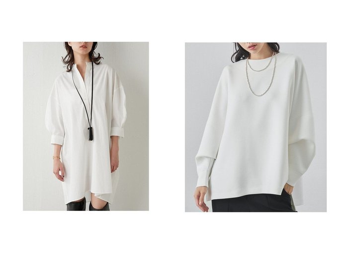 【軽やかな着心地と抜け感のあるシルエットで大人のデイリーに寄り添う プルオーバーとチュニックシャツ】Whim Gazette(ウィムガゼット)の通販 おすすめ人気トレンドファッション通販アイテム 人気、トレンドファッション・服の通販 founy(ファニー) ファッション Fashion レディースファッション Fashion for Women トップス・カットソー Cut & Sew Tops シャツ・ブラウス・オフィスカジュアル Elegant Blouses & Button-Ups ロングTシャツ・Tシャツ Longline T-Shirts & Tees カジュアルプルオーバー・ニットトップス Pullovers & Knit Tops / Casual Pullovers カットソー・ベーシックTシャツ Cut-and-Sewn Tops / Stretch Tees & Basics イエロー Yellow 春 Spring クラシカル Classical, Vintage-Inspired ショルダー Shoulder, Shoulder Strap スタンド Stand Collar, Upright Stand ストライプ Stripe, Striped Pattern スリーブ Sleeve, Long Sleeve / Short Sleeve チュニック Tunic, Long Top デニム Denim, Jeans Material ドロップ Drop Shoulder, Dropped Style なめらか Smooth, Silky Texture フロント Front, Front Design ペンシル Pencil, Pencil Skirt 無地 Plain, Solid Color レギンス Leggings, Stretch Pants ロング Long, Long-Length ワンポイント One Point, Statement Accent S/S・春夏 SS, Spring/Summer, Warm Season 夏 Summer 2026年 2026 クール Cool, Chic シンプル Simple, Minimal ストレッチ Stretch, Stretchy Fabric |ID:crp329100000226288