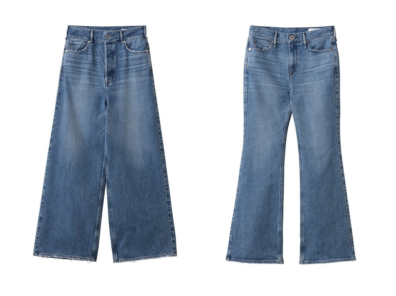 【ワイドフレアと2wayワイドデニムで楽しむ今っぽさとはき心地を備えた大人のデニムスタイル】upper hights(アッパー ハイツ)の通販
 おすすめ人気トレンドファッション通販アイテム インテリア・キッズ・メンズ・レディースファッション・服の通販 founy(ファニー) 　ファッション　Fashion　レディースファッション　Fashion for Women　パンツ　Pants & Trousers　デニムパンツ・ジーンズ・美脚デニム　Denim Jeans & Pants　2026年　2026　ダメージ　Distressed, Destroyed　デニム　Denim, Jeans Material　ハイライズ　High Rise, High Waist　夏　Summer　春　Spring　S/S・春夏　SS, Spring/Summer, Warm Season　|ID:crp329100000226301