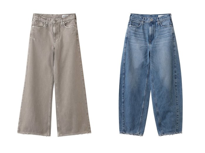 【upper hights/アッパー ハイツ】のTHE LAUREN ワイドフレアデニムパンツ&THE ROMY テーパードデニムパンツ おすすめ人気トレンドファッション通販アイテム 人気、トレンドファッション・服の通販 founy(ファニー) ファッション Fashion レディースファッション Fashion for Women パンツ Pants & Trousers デニムパンツ・ジーンズ・美脚デニム Denim Jeans & Pants 2026年 2026 おすすめ Recommended / Our Picks テーパード Tapered, Tapered Pants デニム Denim, Jeans Material リラックス Relax, Relaxed Fit 夏 Summer 春 Spring S/S・春夏 SS, Spring/Summer, Warm Season |ID:crp329100000226302