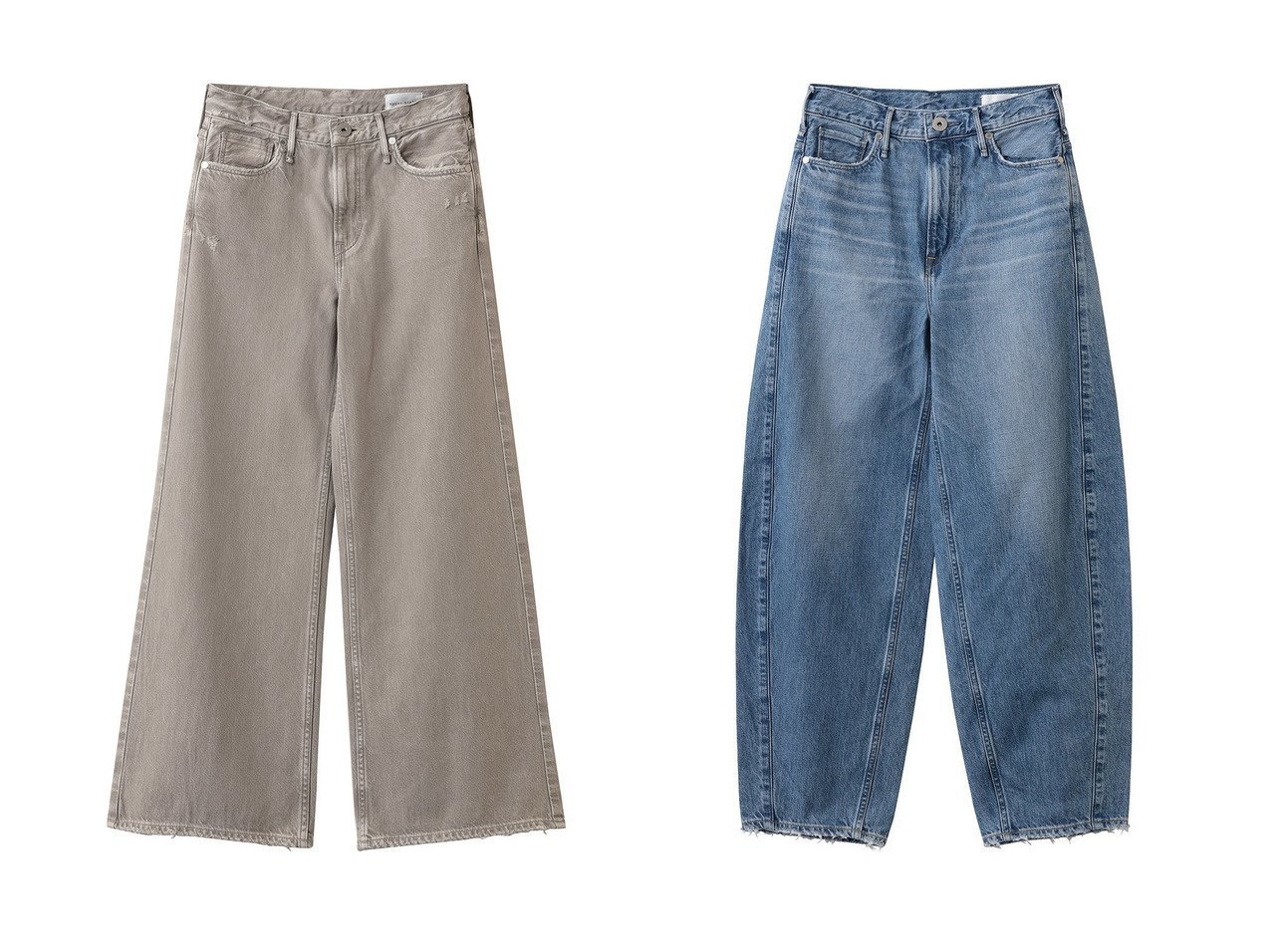 【ワイドフレアとテーパードで魅せる抜け感と着まわし力を備えた大人のデニムパンツ】upper hights(アッパー ハイツ)の通販
 おすすめ人気トレンドファッション通販アイテム インテリア・キッズ・メンズ・レディースファッション・服の通販 founy(ファニー) 　ファッション　Fashion　レディースファッション　Fashion for Women　パンツ　Pants & Trousers　デニムパンツ・ジーンズ・美脚デニム　Denim Jeans & Pants　2026年　2026　おすすめ　Recommended / Our Picks　テーパード　Tapered, Tapered Pants　デニム　Denim, Jeans Material　リラックス　Relax, Relaxed Fit　夏　Summer　春　Spring　S/S・春夏　SS, Spring/Summer, Warm Season　|ID:crp329100000226302